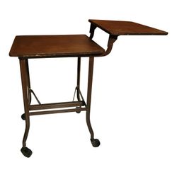 Early 20th Century Antique Toledo Drop Leaf Typewriter Table