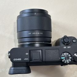 Selling my Sony A6400, lightly used and in great shape. Perfect for photography and video.