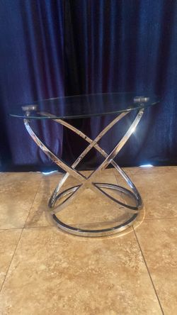 Tempered glass top coffee table