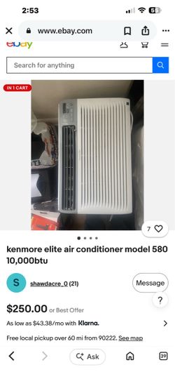 Kenmore elite air conditioner