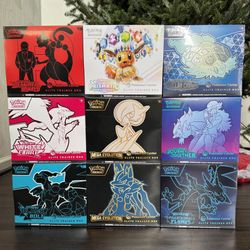 Scarlet & Violet + Mega Evolution Pokémon Center Elite Trianer Boxes (READ DESCRIPTION)
