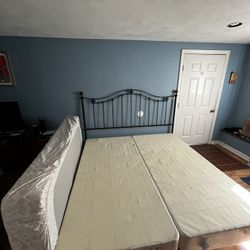 King Bed Frame - King Box Spring - King Head Board