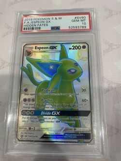 Pokémon Hidden Fates Espeon PSA 10
