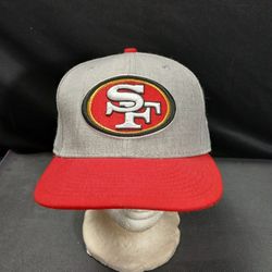 New Era San Francisco 49ers 9fifty Snapback Hat Red/Gray