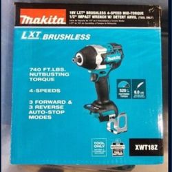 Xwt18 Makita 4 Speed New Drill Only Xwt18z