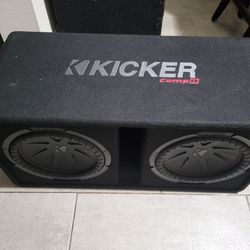 Kicker 12" CompR Subwoofers w/ Kicker Ported Box