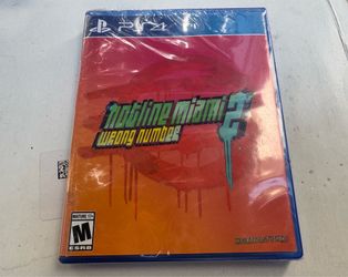 Special Reserve Games Bundle Hotline Miami 2 Wrong Number PS4 W/Limited Ed. Slipcovers!