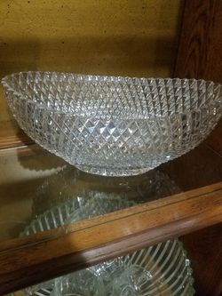 Beautiful crystal bowl