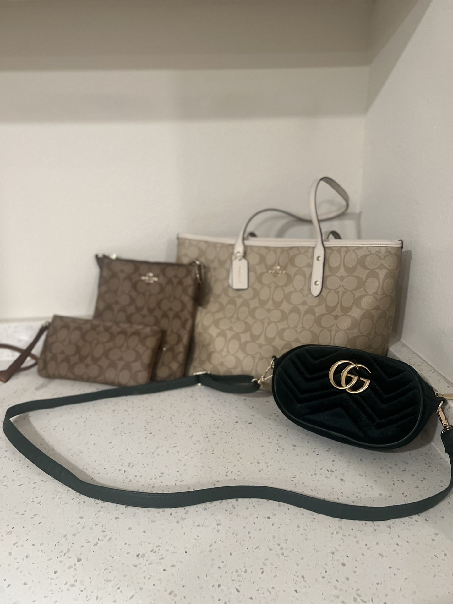 Coach And Gucci Handbags