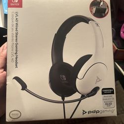 PDP Gaming AIRLITE Stereo Headset with Mic for Nintendo Switch/Switch Lite/OLED - Wired Power Noise Cancelling Microphone, Lightweight, Soft Comfort O