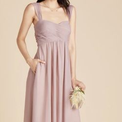 XS Mauve Pink Formal Bridesmaid Dress