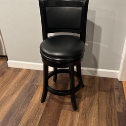 Cushioned bar stools with backrest (set of 5)