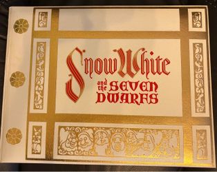 Rare 1978 Walt Disney Snow White and the Seven Dwarfs