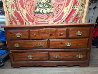 Real wood heavy dresser