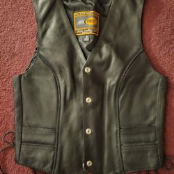  New Leather bikers vest