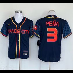 Houston Astros Peña #3 Space City Nike Jersey