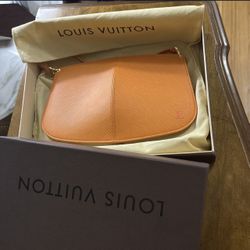 Louis Vuitton Demi Lune Pochette Epi Leather 
