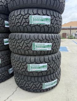Lt285/70/17 Rockblade Rt 4 New tires installation and balance 50,000 Miles Warranty