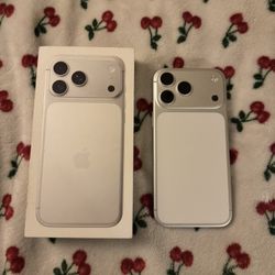 New 17 pro max 256gb 