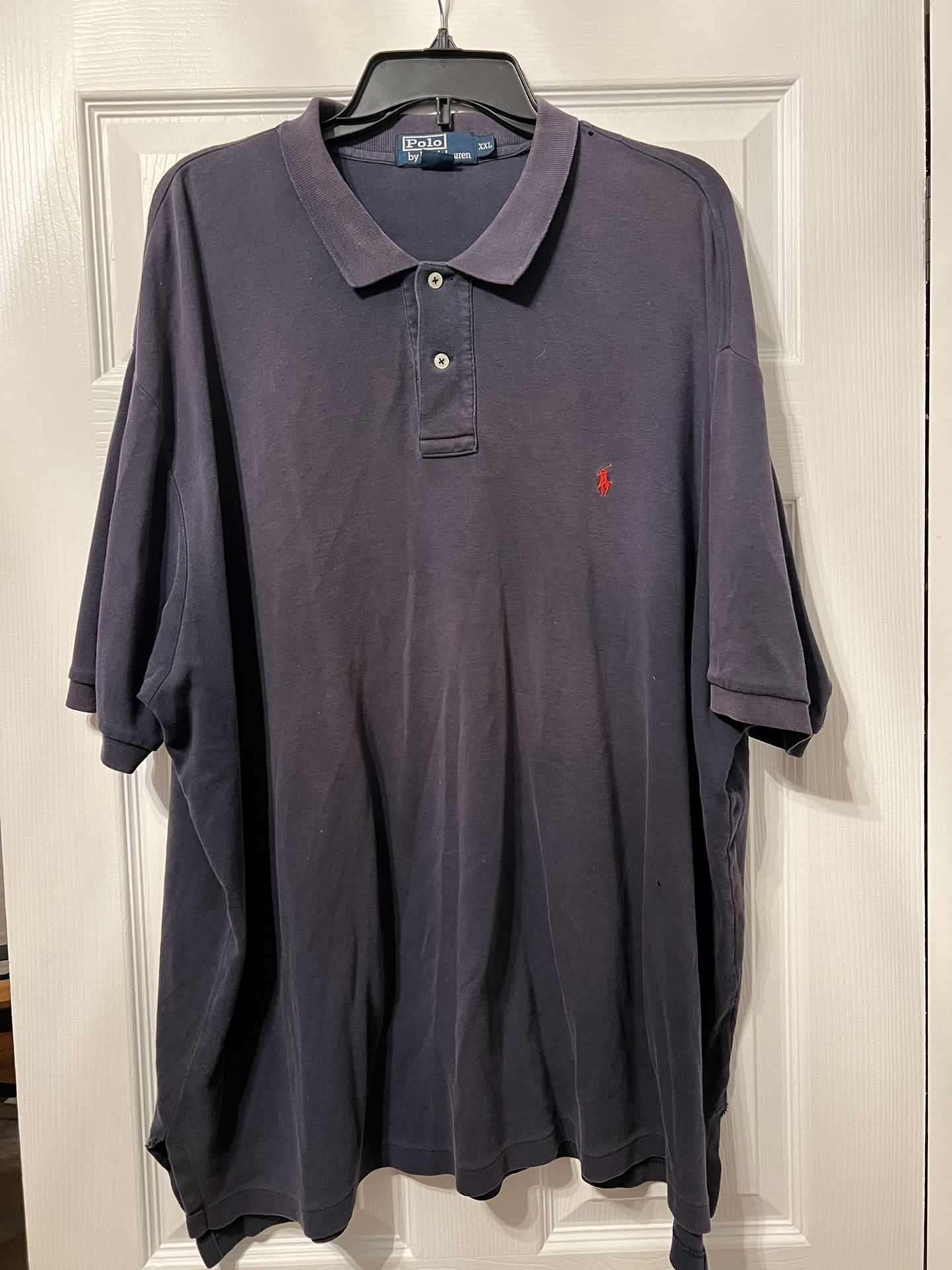 Polo Ralph Lauren Cotton Polo Shirt (XXL - Navy Blue