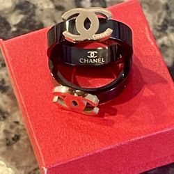 Woman’s Ring Ceramic Gld