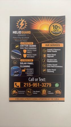Solar panel services