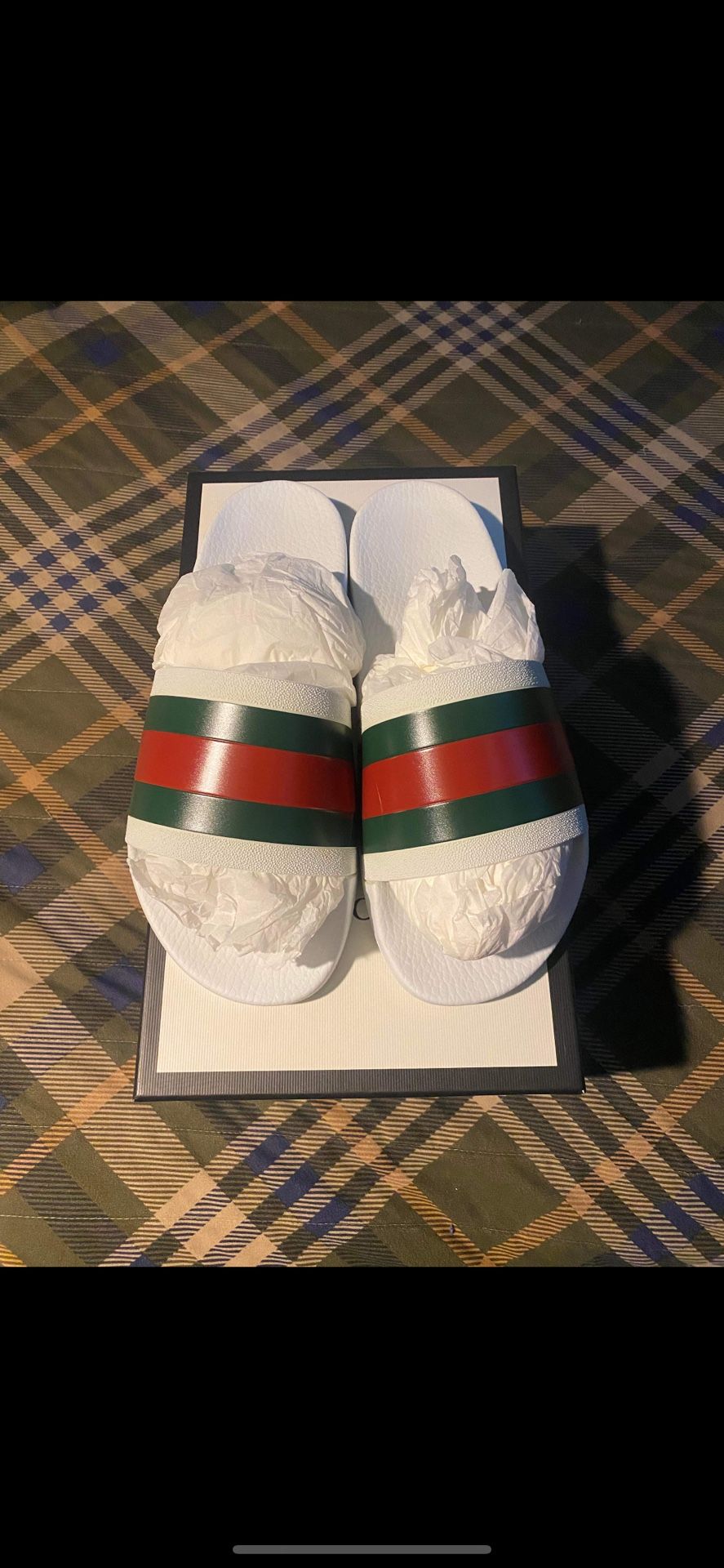 White Gucci Slides Og