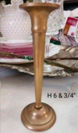 Vintage Brass Candlestick Holder