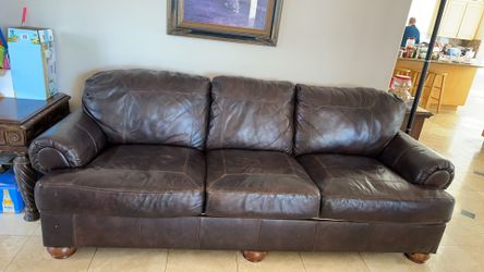 Leather Sofa 2 Pieces Self Pick Up