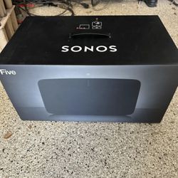 New In Box Sonos Five Speaker-newest Edition. 