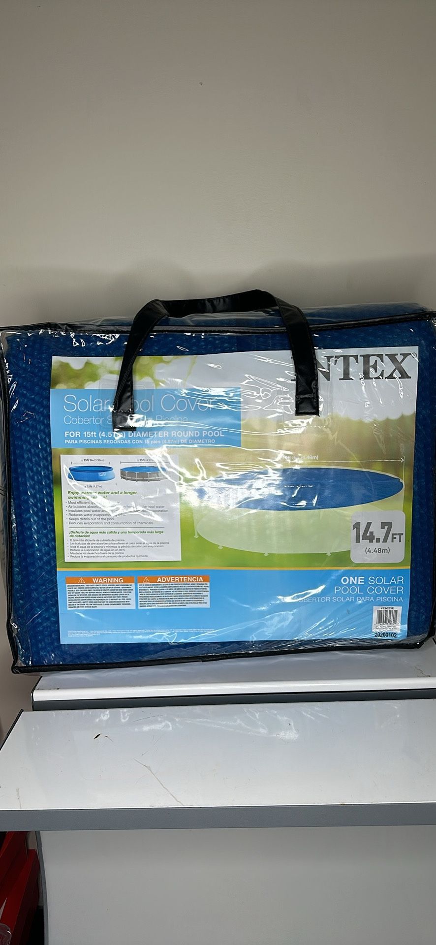 Intex Solar Pool Cover 15ft, Below retail Price, NEED GONE