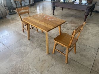 Table and Chairs for child