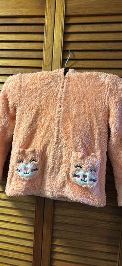 Girls llama fleece jacket Size 5