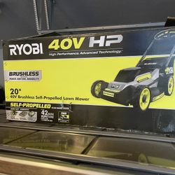 RYOBOL 40V HP self propelled Lawn Mower($280)