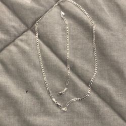 Sterling silver necklace and bracelet $45