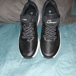 S sport By Skechers Black Sneakers 