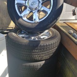 Tires for infinity, Chevy, Or Nissan