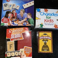4 Boxed BRAND NEW GAMES. Unopened