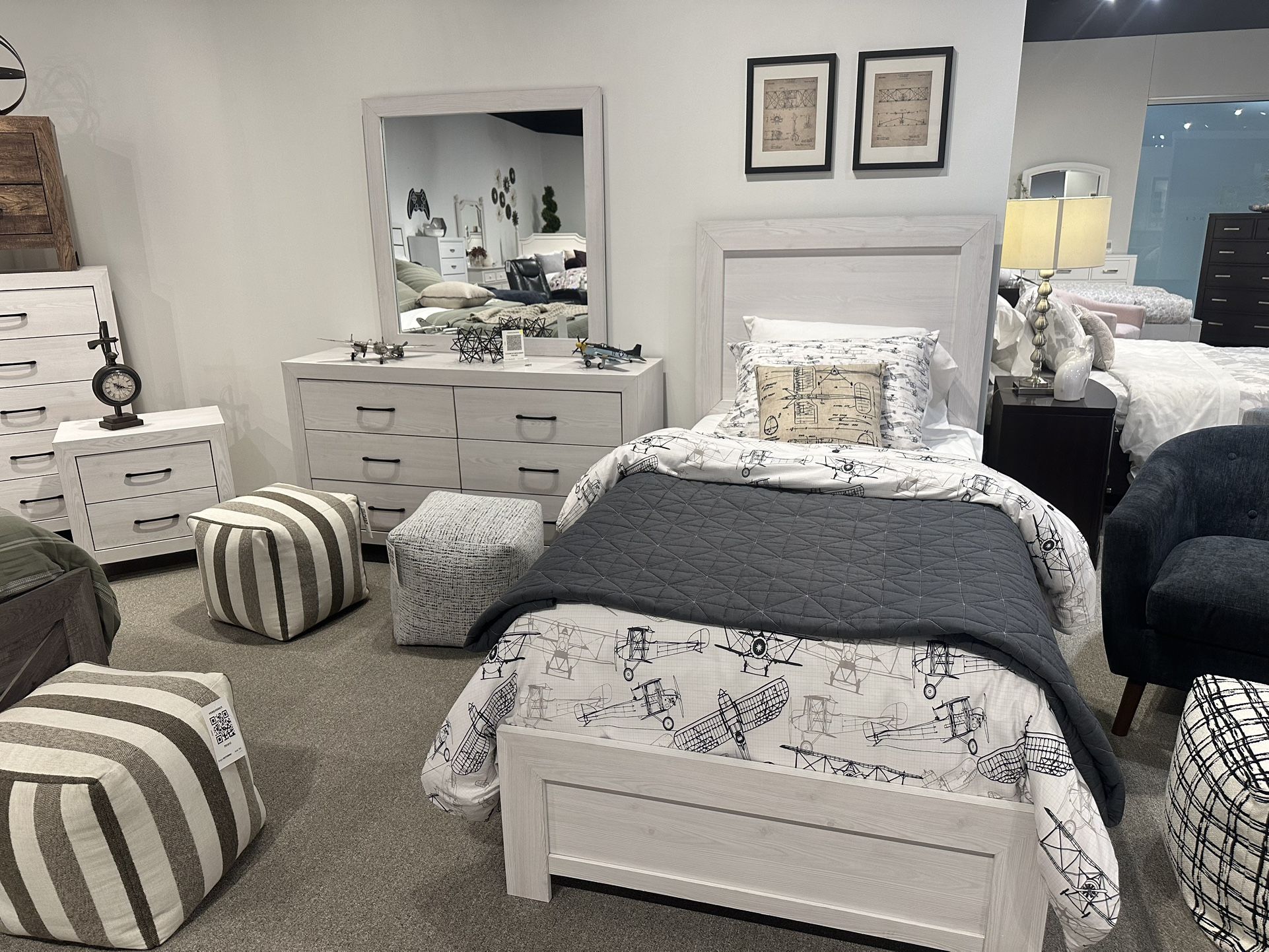 4PC Twin Bedroom Set