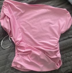 Pink sexy top off the shoulder
