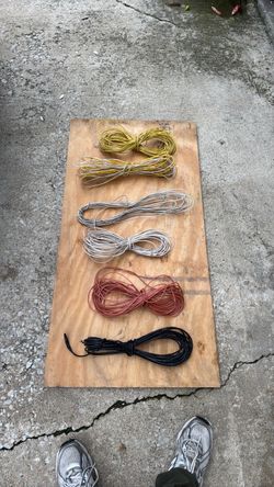 Lot of electrical wire