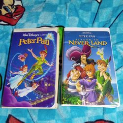 Peter Pan and Peter Pan Return To Neverland VHS