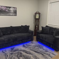 Loveseat And Sofa, Six Piece Dining Room Set Mattress Dresser And Nightstand 