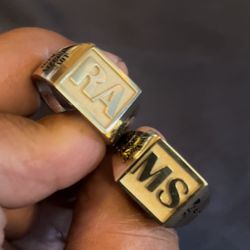 Rams Gold Rings