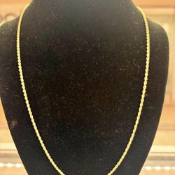 Rope Chain 1mm 10k