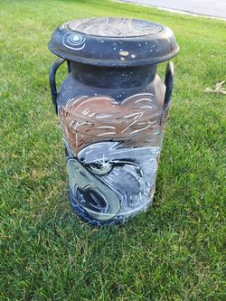 Vintage dairy milk can. 