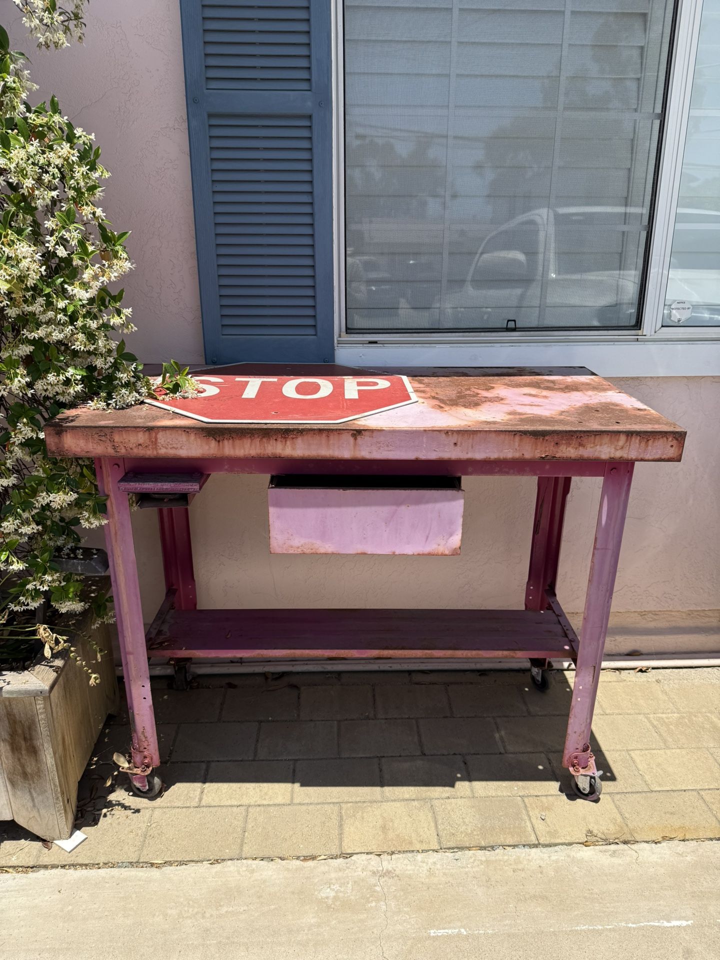 Steel Work Bench - $100