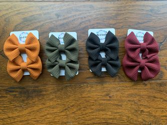 Handmade Piggie Bows