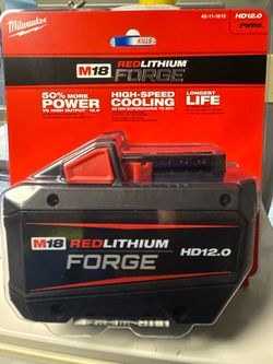M18 Milwaukee 12.0 AH battery