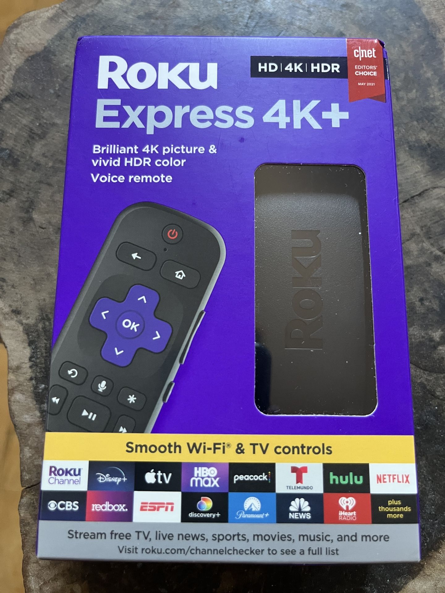 4K+ Roku Streaming Player w/ Voice Remote - UNOPENED